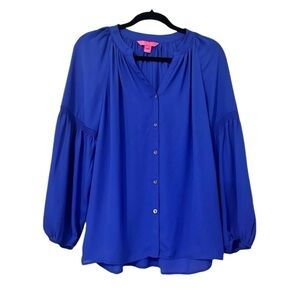 Lilly Pulitzer Anela Satin Top